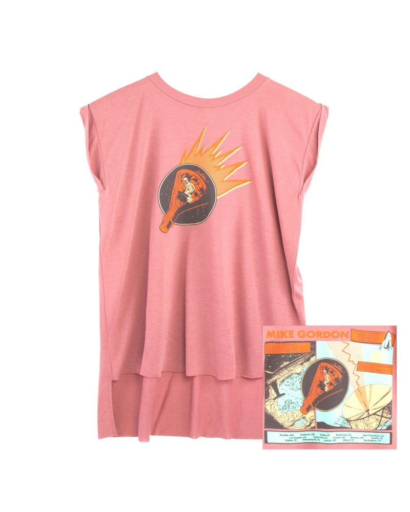 $4.97 Mike Gordon 2018 Tour Spaceman Women's Muscle Tank on Salmon Shirts