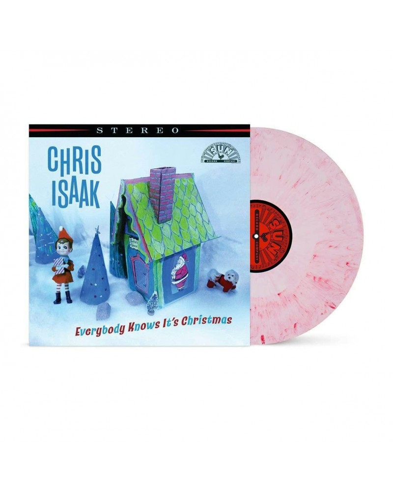 $10.92 Chris Isaak Everybody Knows It's Christmas (Candy Floss Colored) Vinyl Record Vinyl