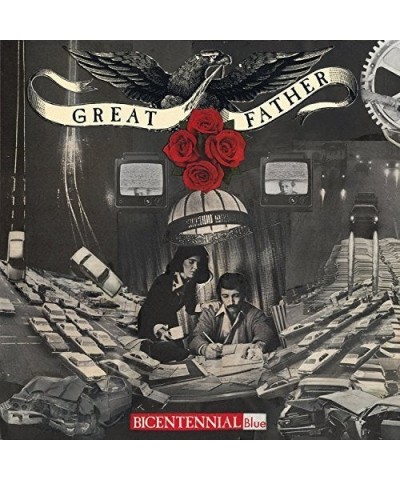 $7.05 Great Father Bicentennial Blue Vinyl Record Vinyl