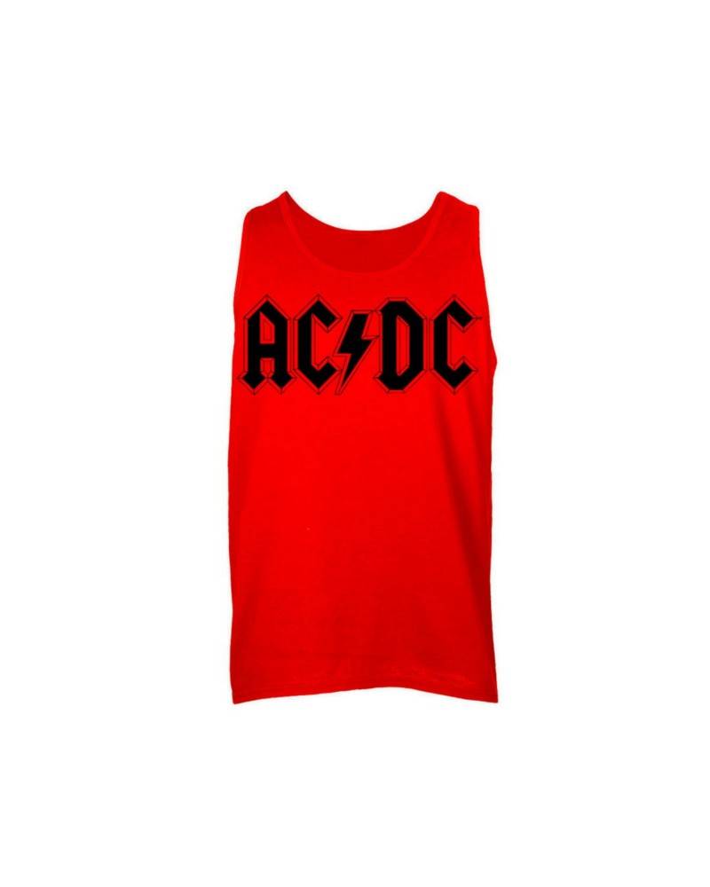 $15.20 AC/DC Black Grunge Logo Sleeveless Unisex Muscle Tee Shirts