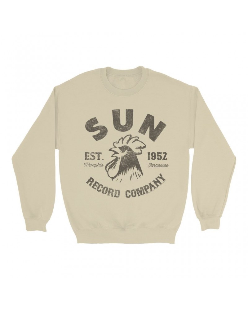 $12.93 Sun Records Sweatshirt | Est. 1952 Memphis Tennessee Distressed Sweatshirt Sweatshirts