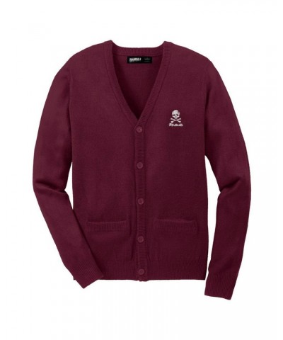 $25.53 Rancid D-Skull Cardigan (Oxblood) Sweatshirts