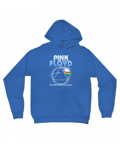 $13.18 Pink Floyd Hoodie | Blue Retro Dark Side Of The Moon Design Distressed Hoodie Sweatshirts