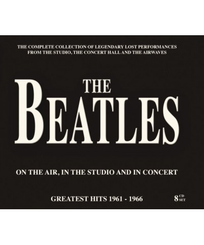 $10.75 The Beatles CD - On The Air In The Studio & In Concert CD