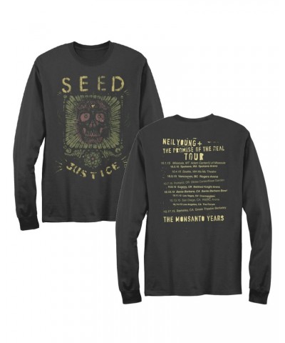 $16.40 Neil Young Seed Justice Long Sleeve Unisex T-shirt Shirts