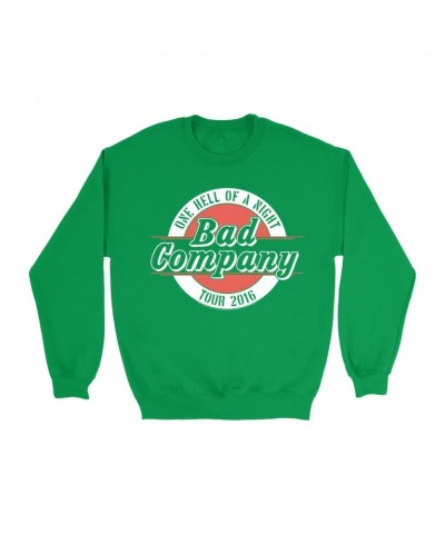 $11.88 Bad Company Bright Colored Sweatshirt | One Hell Of A Night 2016 Tour Sweatshirt Sweatshirts