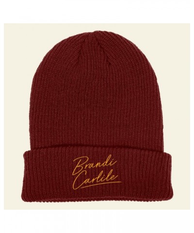 $10.25 Brandi Carlile Sunset Script Beanie Hats