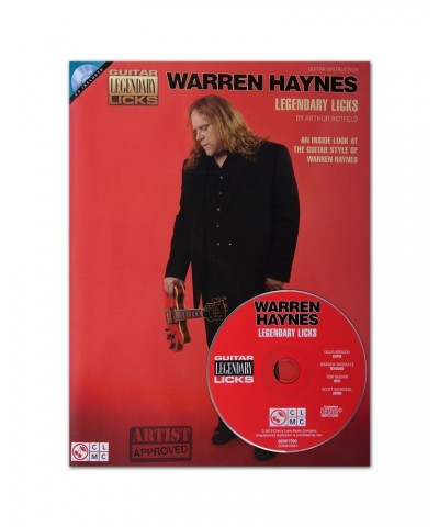 $10.56 Gov't Mule Warren Haynes Legendary Licks Songbook and CD CD