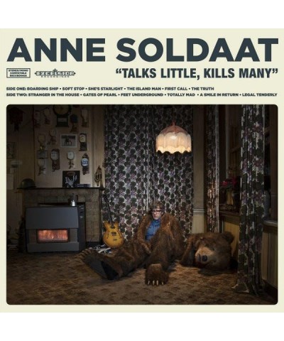 $6.35 Anne Soldaat TALKS LITTLE KILLS MANY (LP/CD) Vinyl Record Vinyl