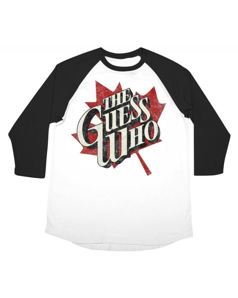 $25.00 The Guess Who "Maple Leaf" 3/4 sleeve raglan Shirts