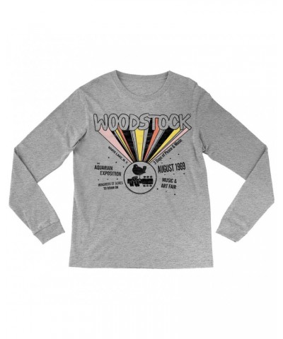 $12.88 Woodstock Long Sleeve Shirt | An Aquarian Exposition Shirt Shirts