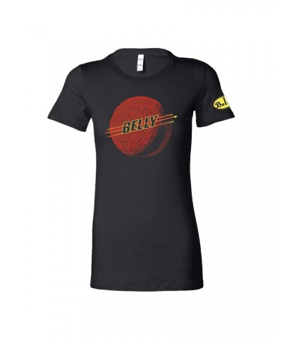 $11.50 Belly Low Red Moon Ladies T-Shirt - Black Shirts