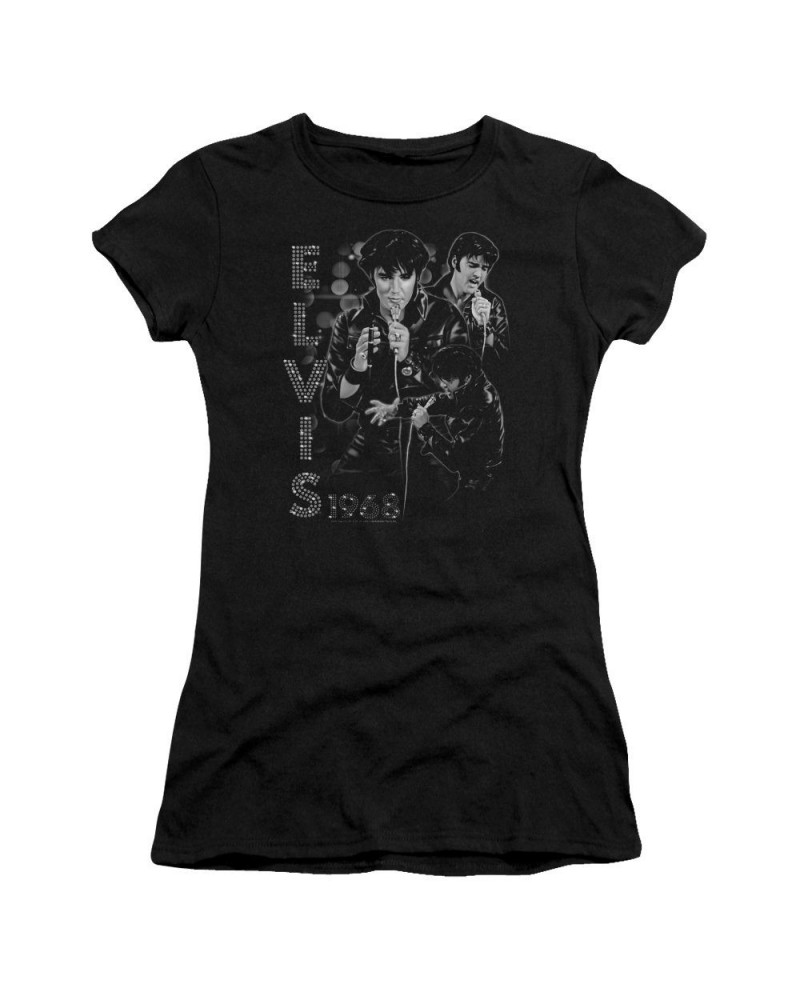 $5.40 Elvis Presley Juniors Shirt | LEATHERED Juniors T Shirt Shirts