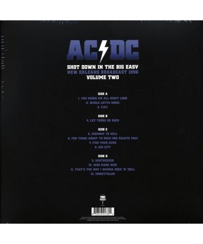 $17.21 AC/DC LP - Shot Down In The Big Easy Volume 2: New Orleans Broadcast 1996 (ltd. ed.) (2xLP) (colored vinyl) Vinyl