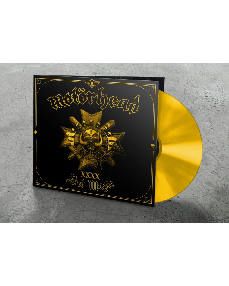 $13.02 Motörhead BAD MAGIC (GOLD VINYL) Vinyl Record Vinyl