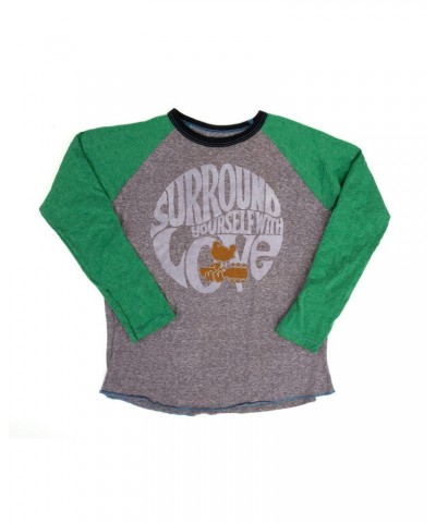 $2.45 Woodstock Kids Surround Yourself With Love Raglan T-shirt Shirts