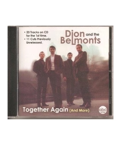 $10.86 Dion & The Belmonts TOGETHER AGAIN & MORE CD CD