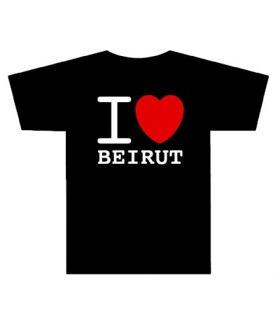 $12.48 Gorillaz I Heart Beirut Black T-Shirt Shirts