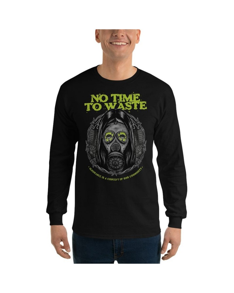 $9.09 No Time To Waste N.T.T.W Toxic Men’s Long Sleeve Shirt Shirts