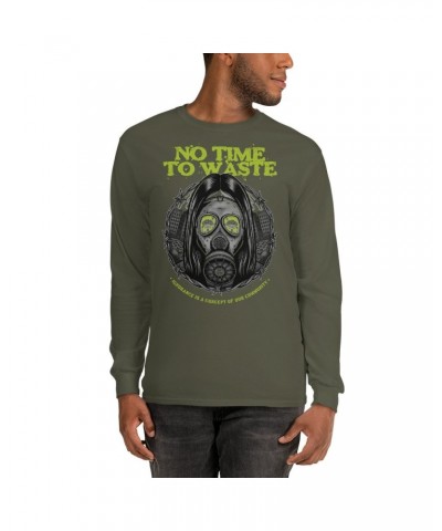 $9.09 No Time To Waste N.T.T.W Toxic Men’s Long Sleeve Shirt Shirts