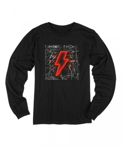 $12.00 AC/DC Bolt n' Wires Black Long Sleeve T-Shirt Shirts