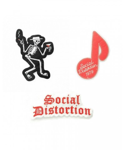 $12.60 Social Distortion 1979 Chain Stitched Patch Set Accessories