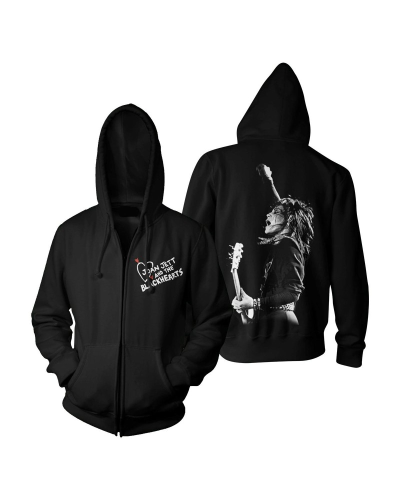 $24.75 Joan Jett & the Blackhearts Zip-Up Hoodie Sweatshirts