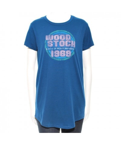 $7.18 Woodstock Women's '69 Circle Logo T-Shirt Shirts