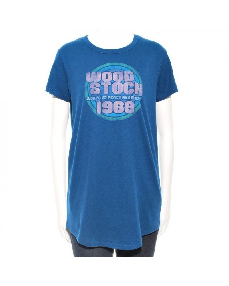 $7.18 Woodstock Women's '69 Circle Logo T-Shirt Shirts