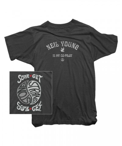 $23.00 Neil Young Co-Pilot Black T-shirt Shirts