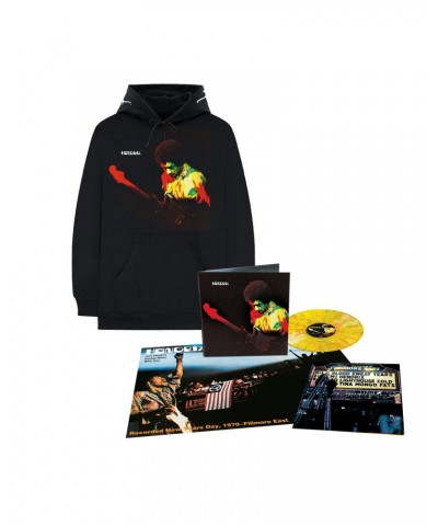 $39.95 Jimi Hendrix Band of Gypsys Hoodie + Anniversary Analog LP – Exclusive Color Vinyl