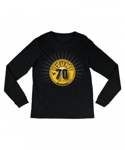 $14.68 Sun Records Long Sleeve Shirt | 70th Anniversary Gold Seal Shirt Shirts