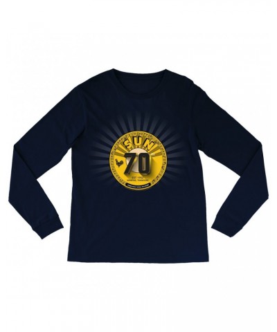 $14.68 Sun Records Long Sleeve Shirt | 70th Anniversary Gold Seal Shirt Shirts