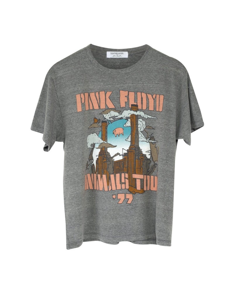 $4.80 Pink Floyd Animals Tour 77 Grey T-Shirt Shirts