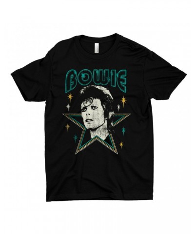 $10.98 David Bowie T-Shirt | Star Power Distressed Shirt Shirts