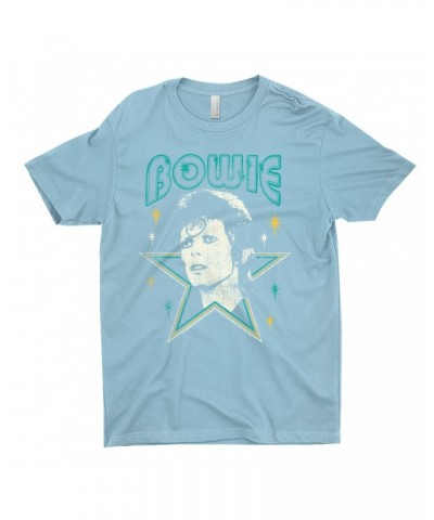 $10.98 David Bowie T-Shirt | Star Power Distressed Shirt Shirts