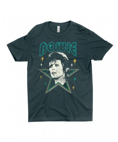 $10.98 David Bowie T-Shirt | Star Power Distressed Shirt Shirts