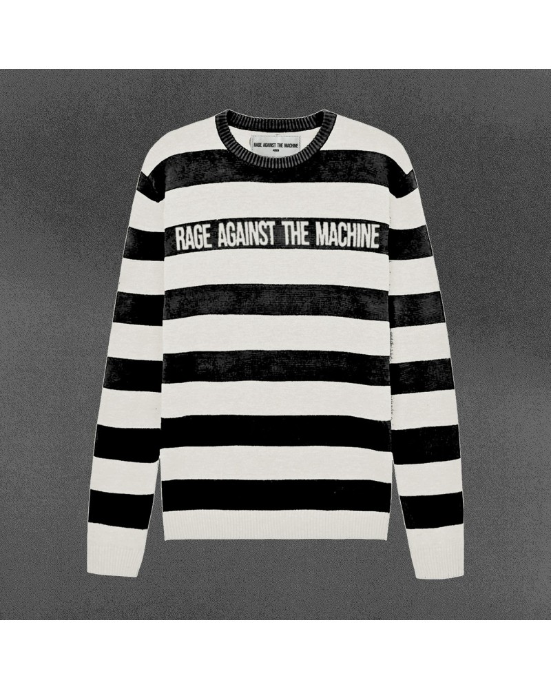 $32.00 Rage Against The Machine Striped Sweater Sweatshirts