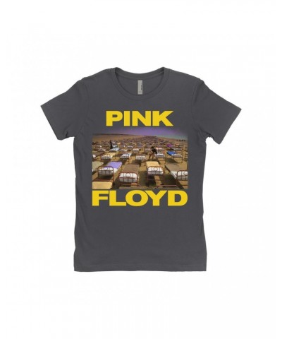 $10.48 Pink Floyd Ladies' Boyfriend T-Shirt | A Momentary Lapse of Reason Beds Yellow Logo Shirt Shirts