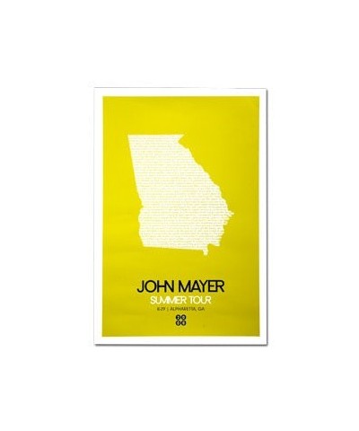 $3.92 John Mayer Atlanta 2008 Tour Poster Decor