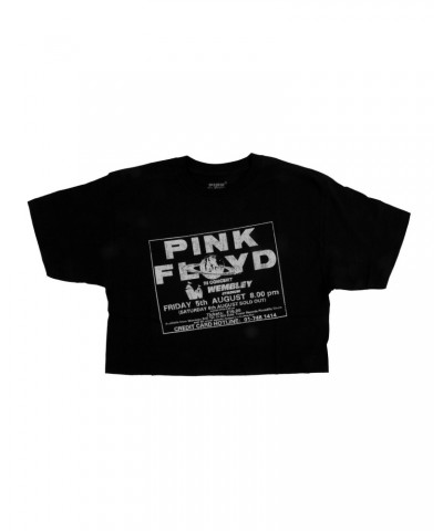 $12.00 Pink Floyd Wembley Ticket Crop T-shirt Shirts