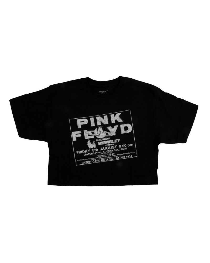 $12.00 Pink Floyd Wembley Ticket Crop T-shirt Shirts