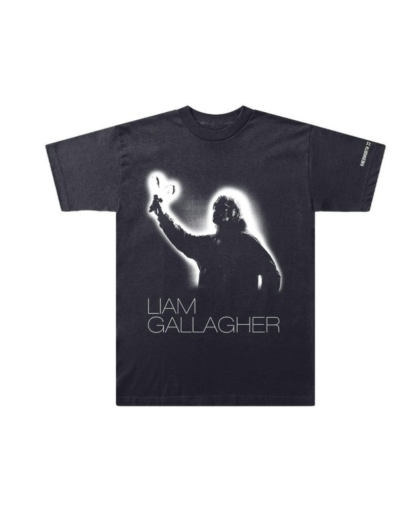 $13.48 Liam Gallagher Knebworth 22 Maracas T-Shirt Navy Shirts