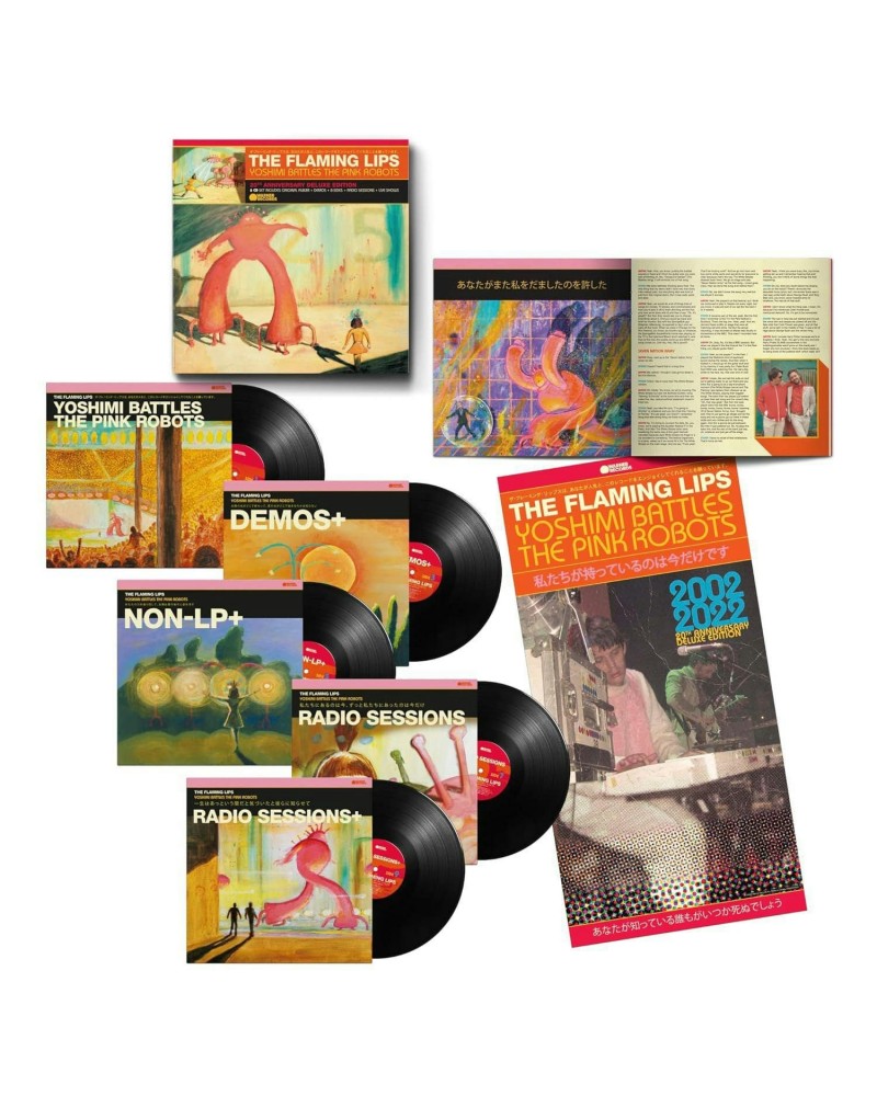 $39.15 The Flaming Lips Yoshimi Battles the Pink Robots (20th Anniversary Deluxe Edition 5LP) Box Set (Vinyl) Vinyl