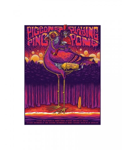 $9.30 Pigeons Playing Ping Pong 2020 West Coast Poster Decor