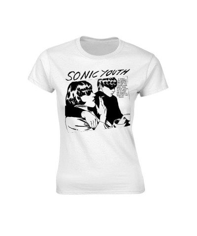 $14.34 Sonic Youth Women's T Shirt - Goo Album Cover White Shirts