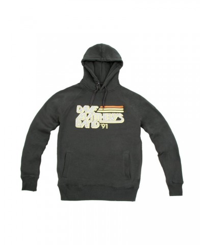 $13.65 Dave Matthews Band Dark Gray Retro Stripe Hoody Sweatshirts