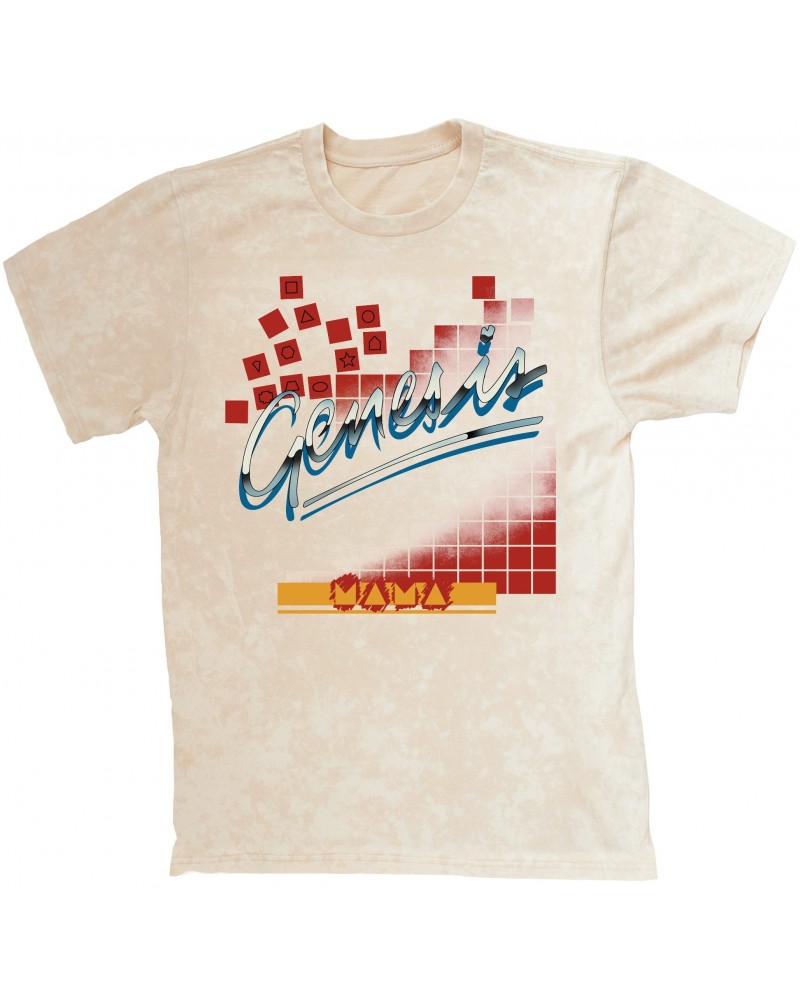 $11.38 Genesis T-shirt | Mama 1983 Album Design Mineral Wash Shirt Shirts