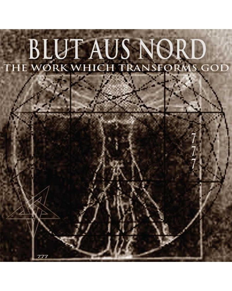 $15.60 Blut Aus Nord WORK WHICH TRANSFORMS GOD (HALF ULTRA CLEAR / HALF BLACK VINYL) Vinyl Record Vinyl