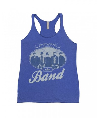 $14.19 The Band Ladies' Tank Top | Filigree Framed Photo Design Distressed Shirt Shirts